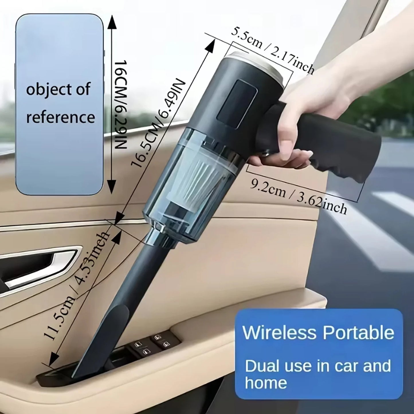 New Wireless 690000Pa Car Vacuum Portabale Cleaner Cordless Handheld Vacuum High-power Vacuum Cleaner For Home Office Car New