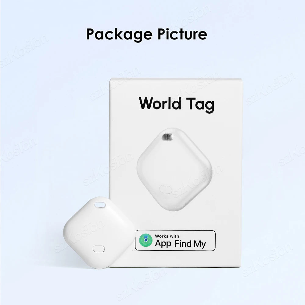 Mini GPS Tracker Smart Tag Compatible with iOS Find My APP Global Locator Anti-lost Finder for Car Pet Keys Wallet Suitcase iTag